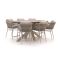 Bellagio Mineo/ROUGH-Y Ellips 240cm high dining tuinset 7-delig