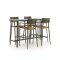 Bellagio Cino 175cm barset 5-delig stapelbaar