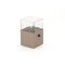Cosiscoop Square gaslantaarn 20x20cm (h:30cm) - Sandy Beige