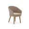 Intenso Tropea dining tuinstoel - Taupe - Naturel - Bruin - Wicker (vlechtwerk)
