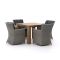 Intenso Adriano/ROUGH-X 100cm dining tuinset 5-delig