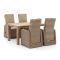 Intenso Umbria/ROUGH-S 160cm dining tuinset 5-delig verstelbaar