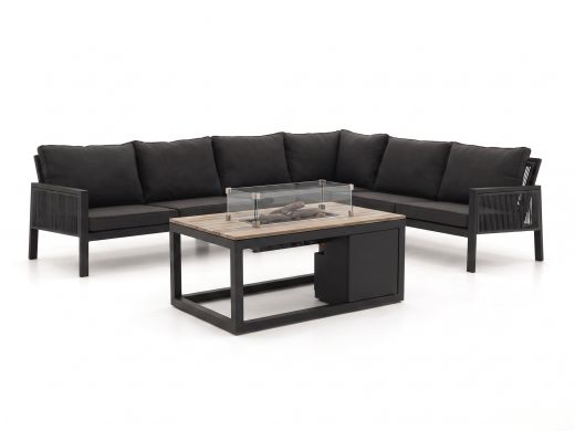 Manifesto Alzano/Cosiraw hoek loungeset met vuurtafel 5-delig