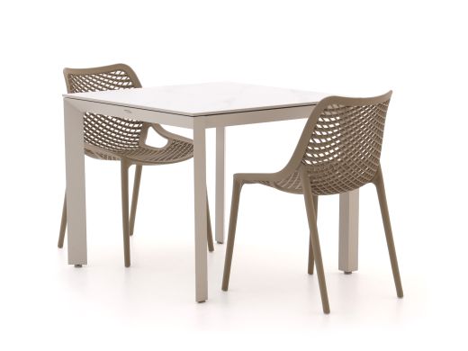 Forza Ripi/Sestino 90cm dining tuinset 3-delig stapelbaar