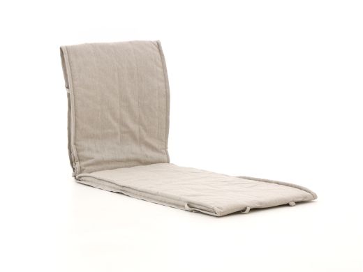 Fiber tuinkussen voor ligbed 200x65cm - Sand Melange