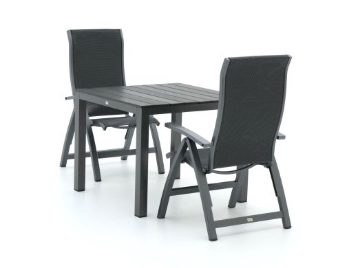 Bellagio Fermo/Fidenza 90cm dining tuinset 3-delig verstelbaar