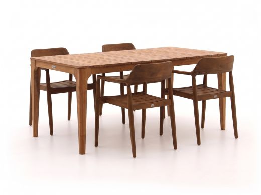 Bellagio Balba/Bruca 170cm dining tuinset 5-delig stapelbaar