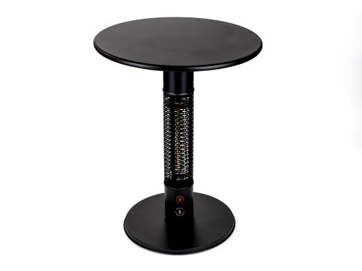 Monti HeatLine Pulse tafel met terrasverwarmer 1500W ø60cm (h: 75cm)