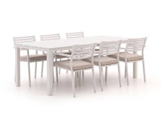 Bellagio Rumo/Menzano 220cm dining tuinset 7-delig stapelbaar