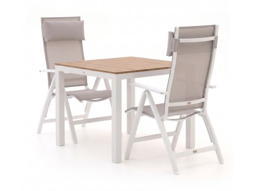 Bellagio Avenza/Fidenza 90cm dining tuinset 3-delig verstelbaar