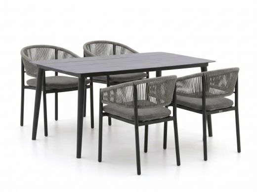 Bellagio Panaro/Sora 160cm dining tuinset 5-delig stapelbaar