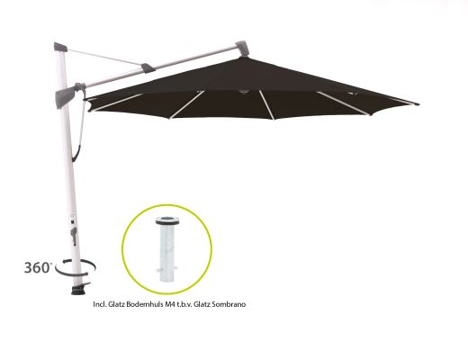 Glatz Sombrano S+ zweefparasol ø 350cm