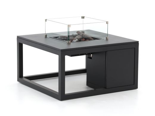Cosiraw lounge vuurtafel 100x100x55cm