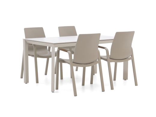 Hartman Flow/Sestino 160cm dining tuinset 5-delig