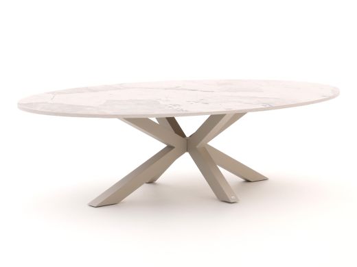 Bellagio Induno Ellips dining tuintafel 200x110cm