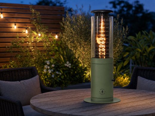 Monti HeatLine Ember pellet terrasverwarmer ø24cm (h: 58cm) - Green