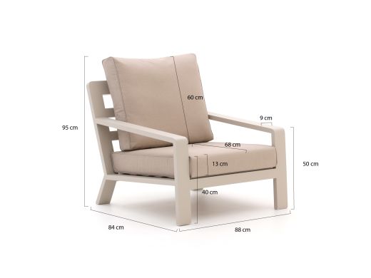 Bellagio Vazzola lounge tuinstoel