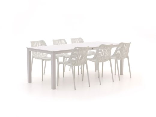 Forza Ripi/Menzano 220cm dining tuinset 7-delig stapelbaar