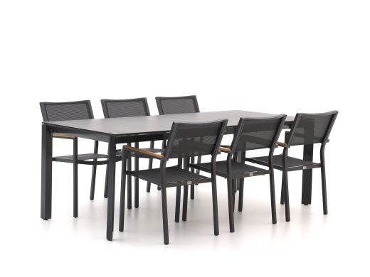 Bellagio Roma/Sestino 220cm dining tuinset 7-delig stapelbaar