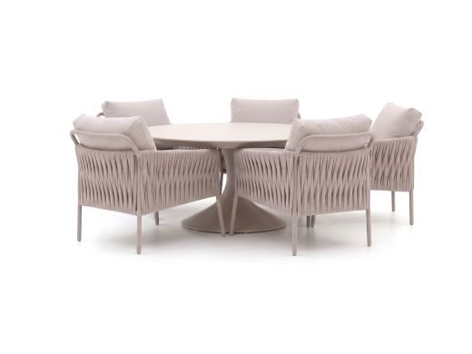 SUNS Fiave/Nova ø150cm low dining tuinset 6-delig
