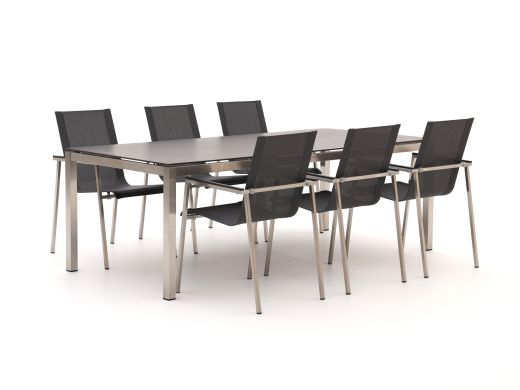 Bernstein Mainz/Freiburg 220cm dining tuinset 7-delig stapelbaar