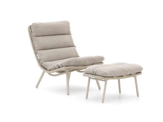 Forza Marradi lounge tuinstoel met voetenbank