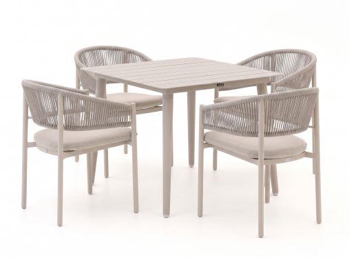 Bellagio Panaro/Sora 90cm dining tuinset 5-delig stapelbaar