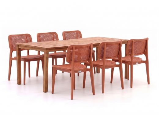 Forza Xitta/Liverpool 210cm dining tuinset 7-delig