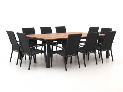 Bellagio Avio/Linosa 240x160cm dining tuinset 11-delig stapelbaar