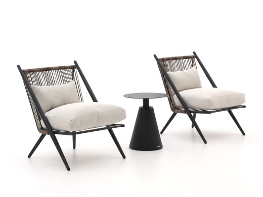 Intenso Brittoli/Tusa ø 42cm lounge balkonset 3-delig