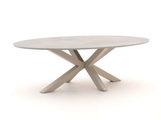 Bellagio Induno Ellips dining tuintafel 240x120cm