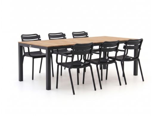 Forza Vico/Fidenza 220cm dining tuinset 7-delig stapalbaar