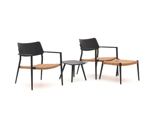 Bellagio Cino lounge balkonset 4-delig stapelbaar