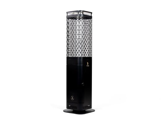 Monti HeatLine Blaze pellet terrasverwarmer 26x26x95cm - Black