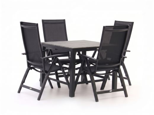 Bellagio Avenza/Fidenza 90cm dining tuinset 5-delig verstelbaar