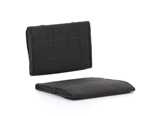 Stapelstoel tuinkussens (rug en zit) - Dark Grey Melange