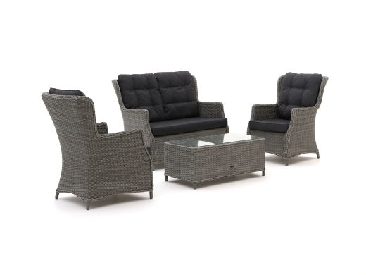 Intenso Milano stoel-bank loungeset 4-zits 4-delig