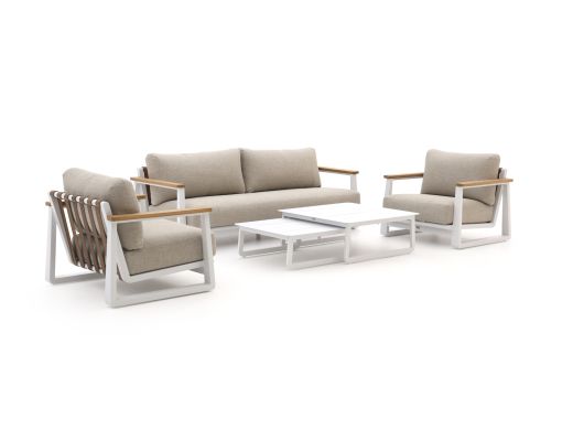 Bellagio Bertinoro stoel-bank loungeset 5-delig 5-zits