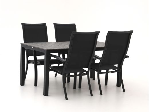 Bellagio Lugo/Fidenza 160cm dining tuinset 5-delig stapelbaar
