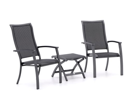 Bellagio Lugo/Pronto balkonset 3-delig stapelbaar