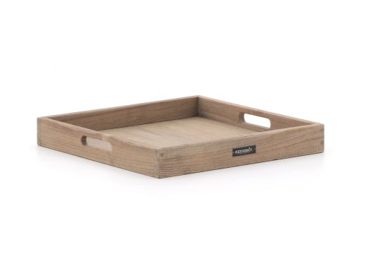 ROUGH-X dienblad 50x50cm - Old Teak Greywash