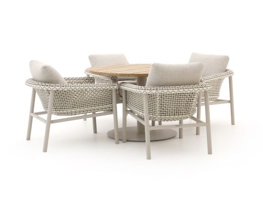 Zavelli Cuore ø 120cm dining tuinset 5-delig