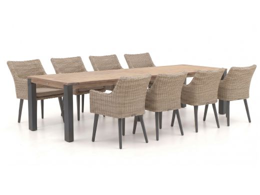 Manifesto Matese/ROUGH-S 300cm dining tuinset 9-delig