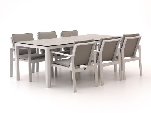 Bellagio Vezzano/La Fonte 220cm dining tuinset 7-delig