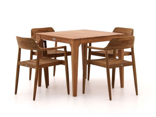 Bellagio Balba/Bruca 90cm dining tuinset 5-delig stapelbaar