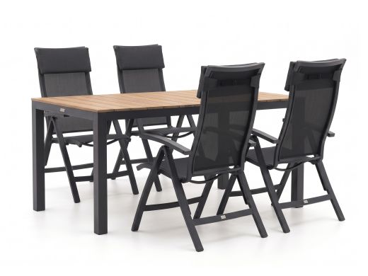 Bellagio Lugo/Fidenza 160cm dining tuinset 5-delig