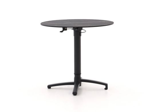 Bellagio Canzo klaptafel ø80 (h:73/109cm) verstelbaar