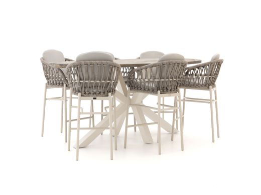 Bellagio Cupello/ROUGH-Y Ellips 240cm barset 7-delig stapelbaar