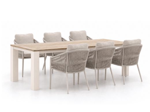 Bellagio Mineo/ROUGH-X 240cm dining tuinset 7-delig