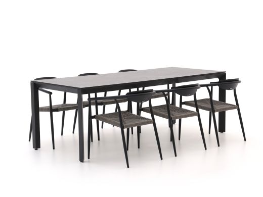 Manifesto Cavone/Sestino 220cm dining tuinset 7-delig stapelbaar